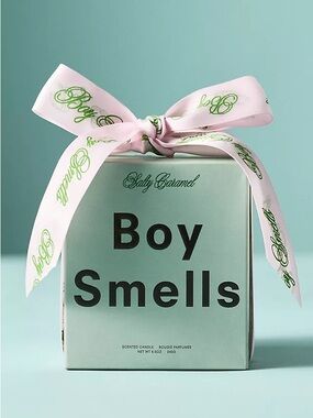 [Large]Boy Smells Gourmand Salty Caramel Boxed Glass Candle NWT NIB